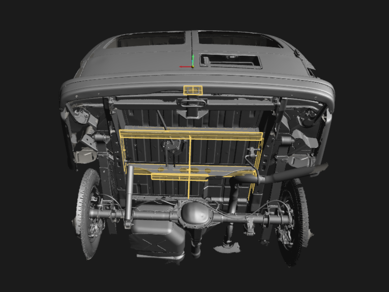 3d Scan - Chevy Astro Cargo Van '05 - Rear_Bottom
