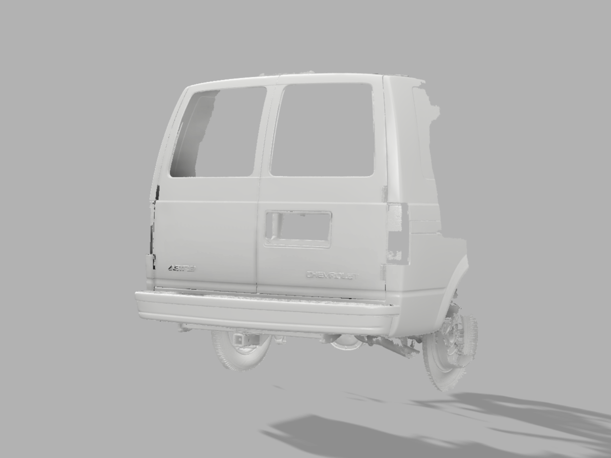 3d Scan - Chevy Astro Cargo Van '05 - Rear_Bottom