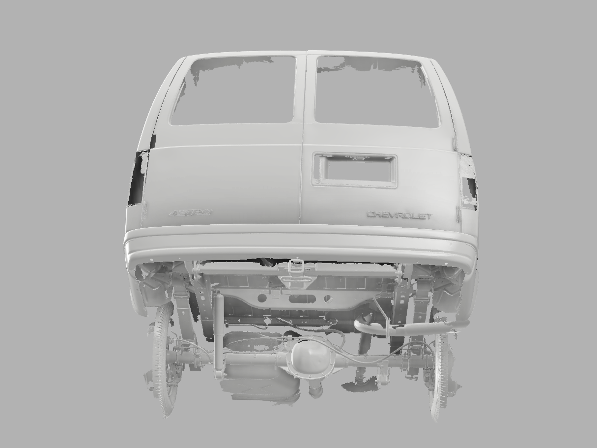 3d Scan - Chevy Astro Cargo Van '05 - Rear_Bottom