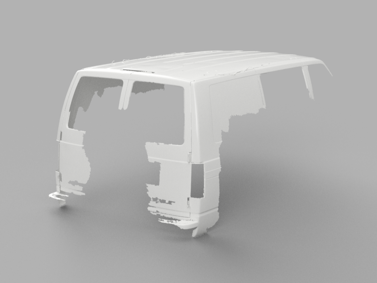 3d Scan - Chevy Astro Cargo Van '05 - Roof