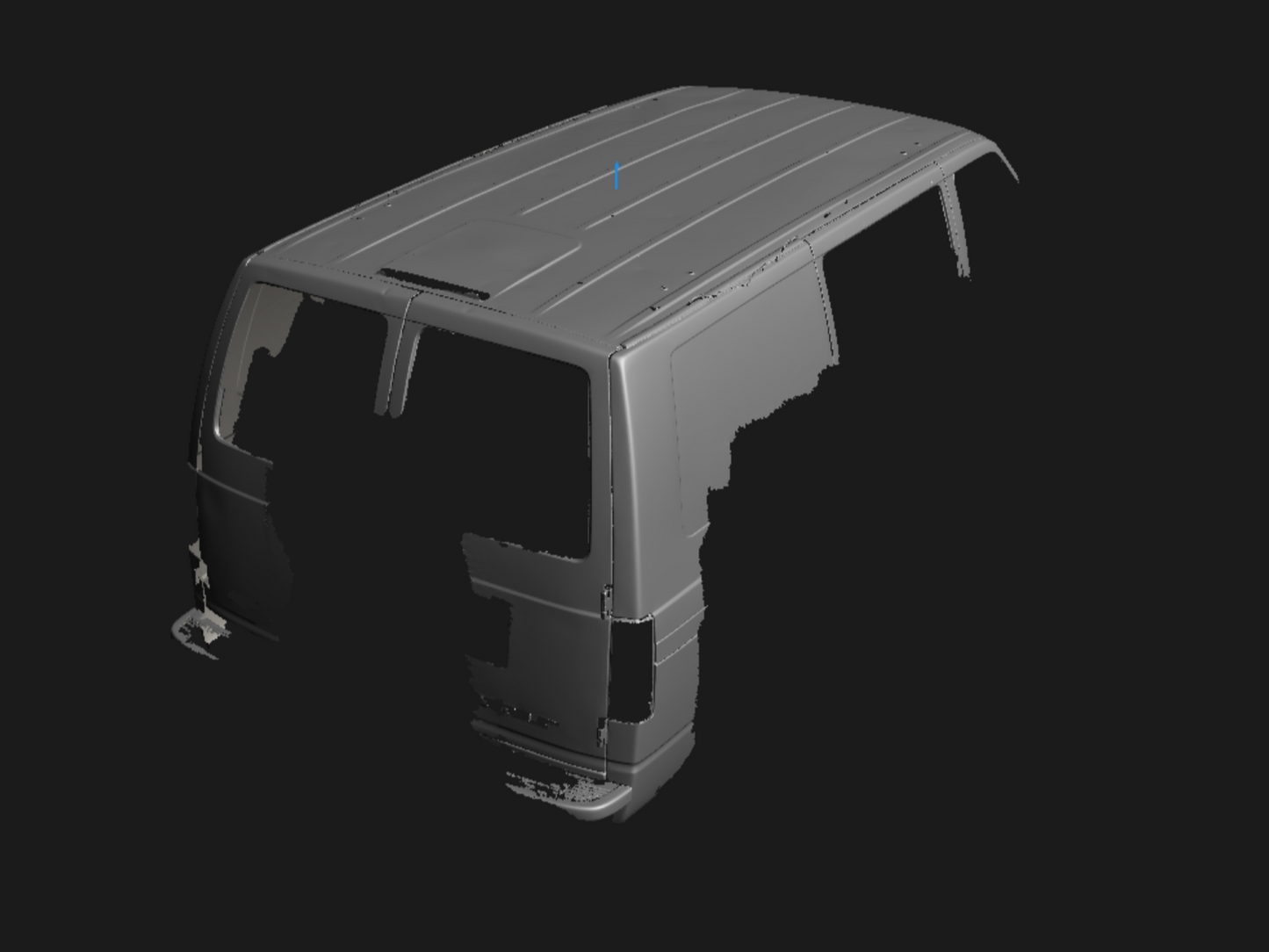 3d Scan - Chevy Astro Cargo Van '05 - Roof