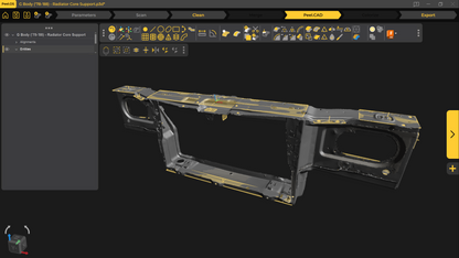 3d Scan - G Body ('78-'88) - Radiator Core Support