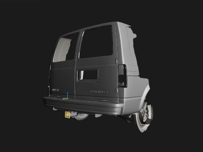 3d Scan - Chevy Astro Cargo Van '05 - Rear_Bottom