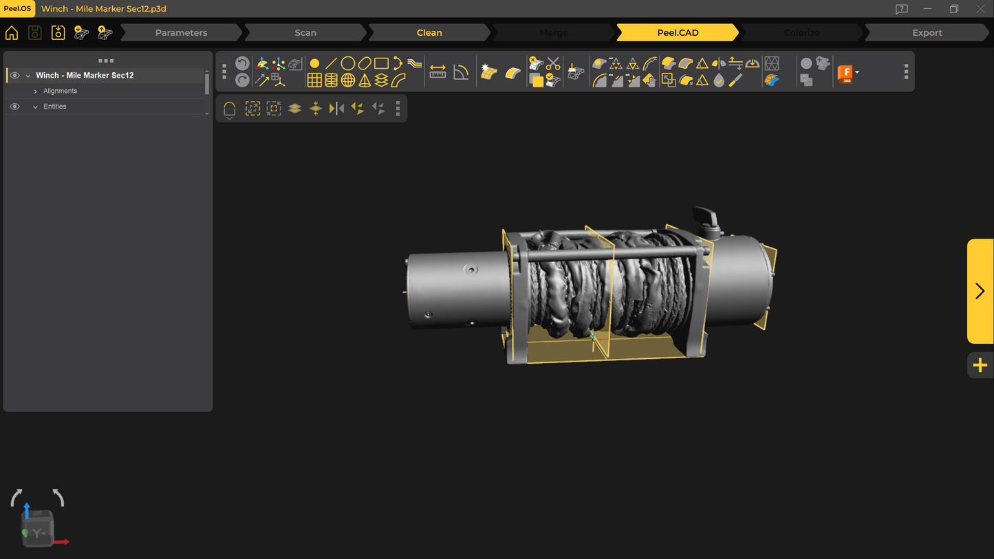 3d Scan - Winch - Mile Marker Sec12