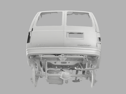 3d Scan - Chevy Astro Cargo Van '05 - Rear_Bottom