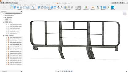 3d Scan - CUCV Brush Guard