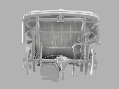 3d Scan - Chevy Astro Cargo Van '05 - Rear_Bottom