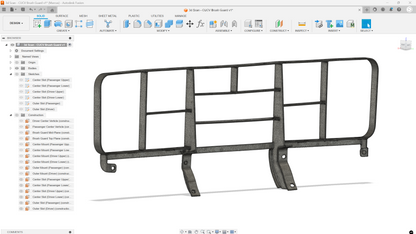 3d Scan - CUCV Brush Guard