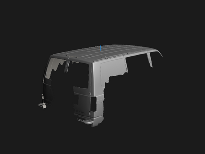 3d Scan - Chevy Astro Cargo Van '05 - Roof