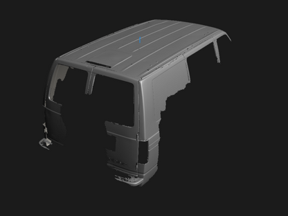 3d Scan - Chevy Astro Cargo Van '05 - Roof