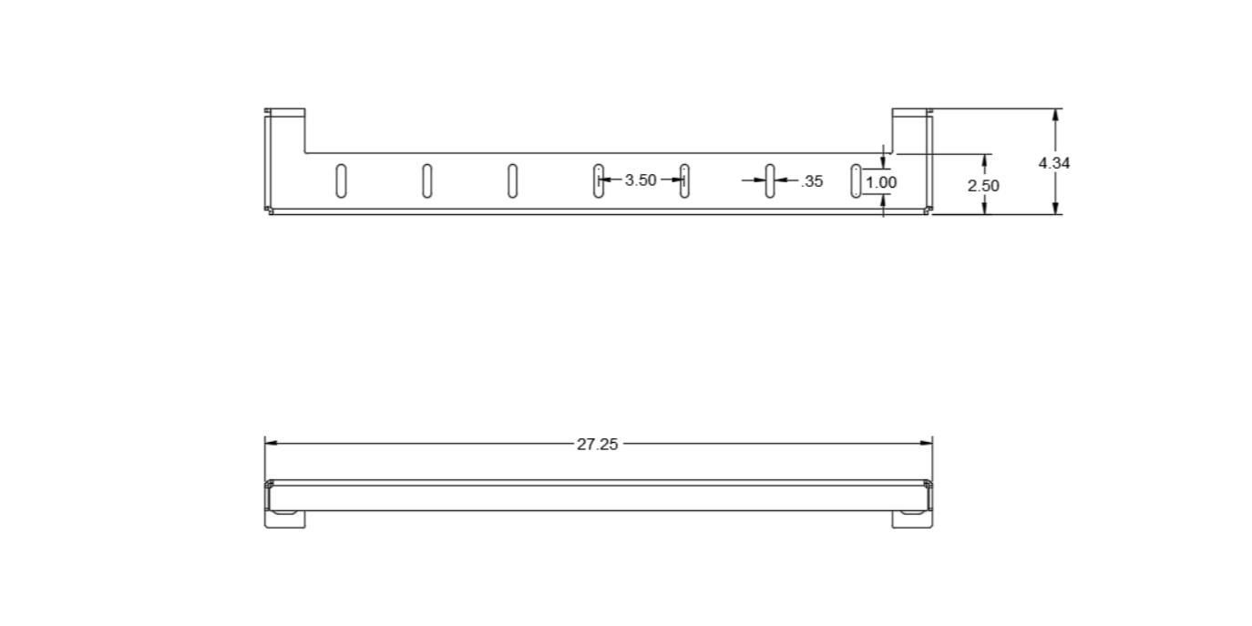 GM Truck ( '81-'87 ('91)) - Front Light Mounting Bracket